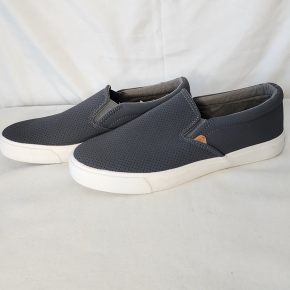 Lamo Perforated Slip On Casual Comfort Shoes Sneakers Gray Size 7.5 - Picture 3 of 6